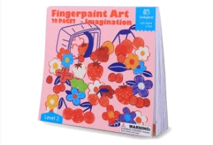 Tookyland Finger Paint Art Coloring Book, Arts & Craft Toy for Toddlers, 36Mos+