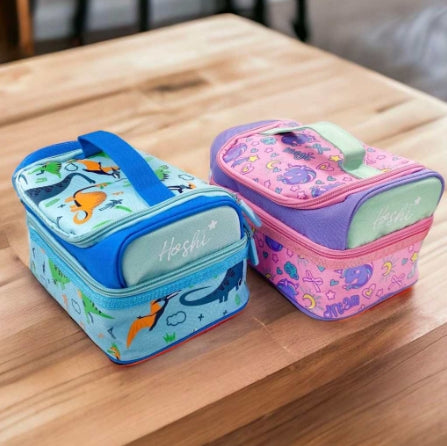 Two Layer Insulated Bento Lunch Bag for Kids and Toddlers, fits Bento Lunchbox, 36Mos+