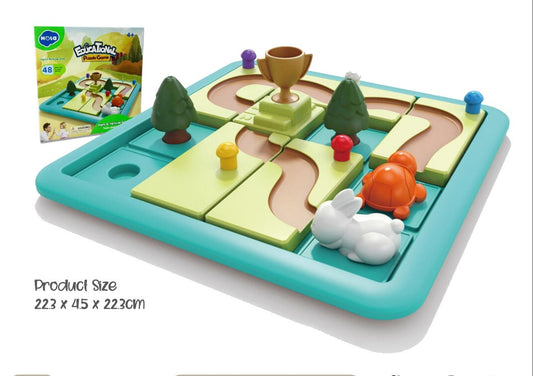 Hare and Tortoise Game Educational Puzzle Game