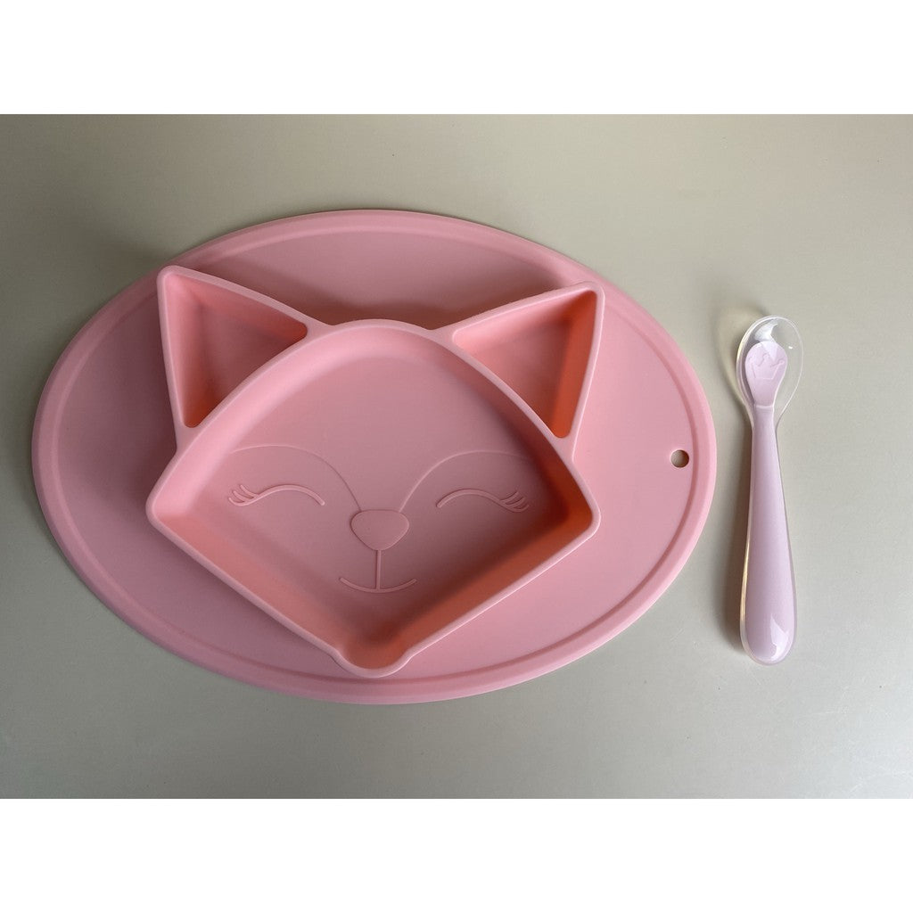 Silicone Feeding Placemat Set Fox Design