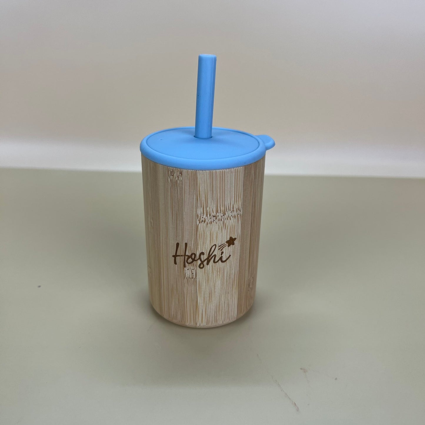 Natural Bamboo Sippy Straw Cup