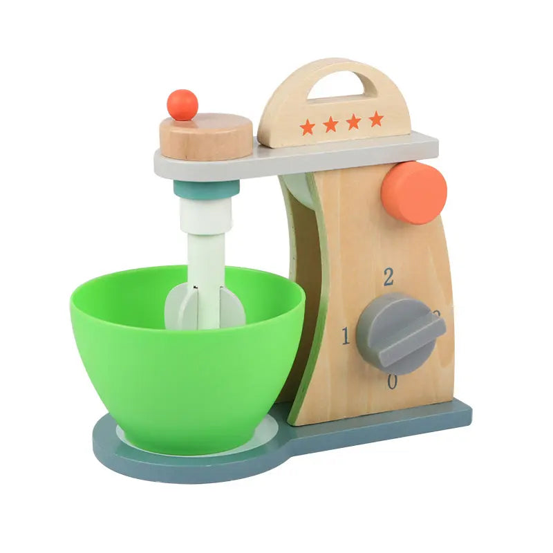 Wooden Stand Up Mixer Play Set Toy