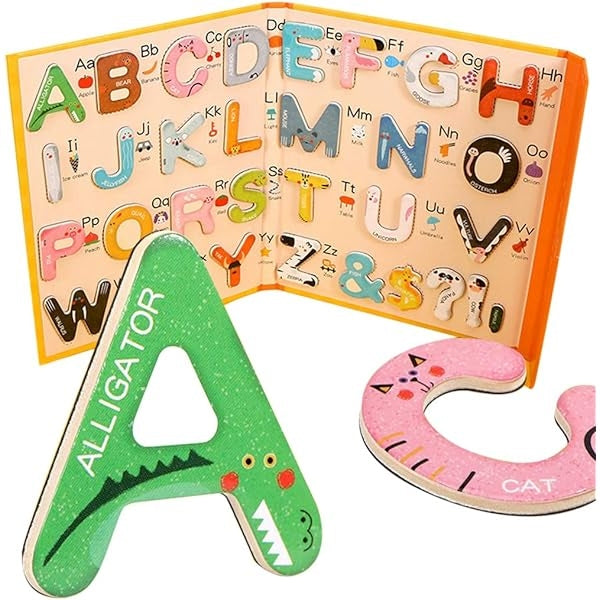 Magnetic English Alphabet Board Book