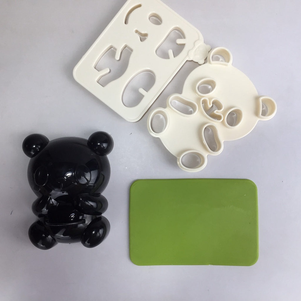 3D Panda Onigiri Rice Ball & Nori Seaweed Press Cutter