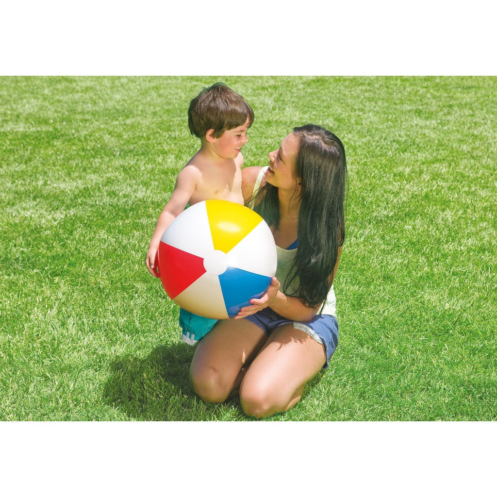 Intex Glossy Panel Ball, 20 inches, Inflatable Colorful Pool and Beach Toy