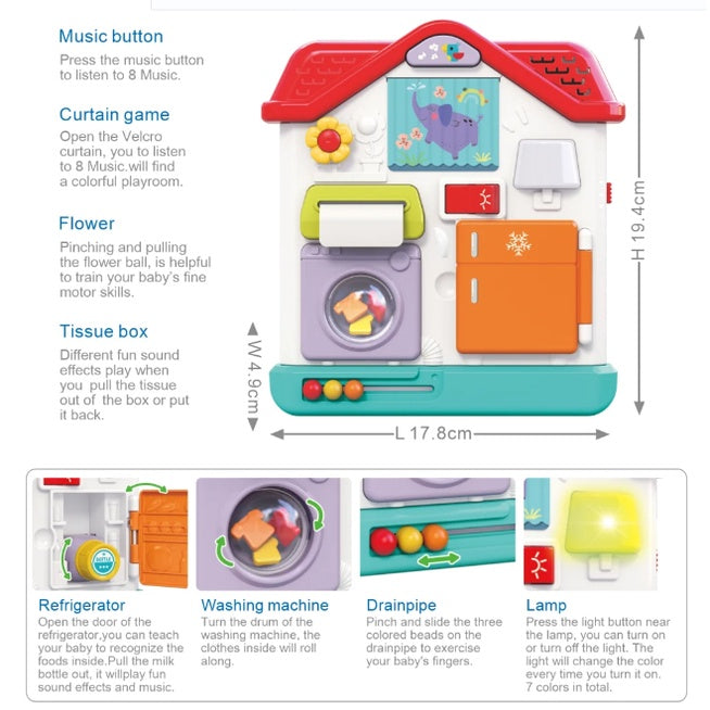 Sensorial Activity Toy House,