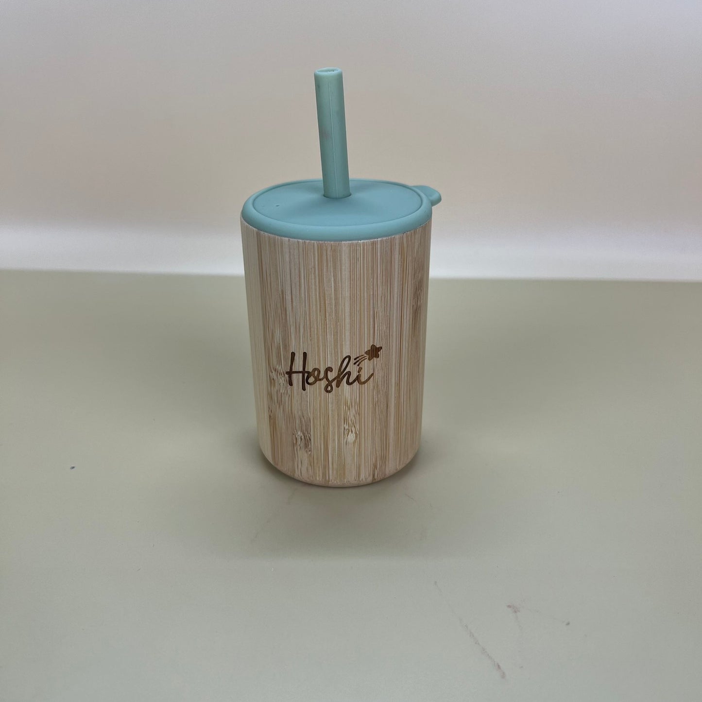 Natural Bamboo Sippy Straw Cup