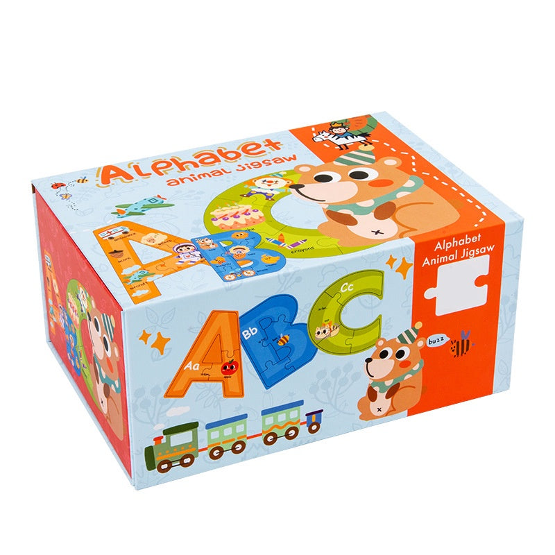 Animal Alphabet and Number Jigsaw Puzzle