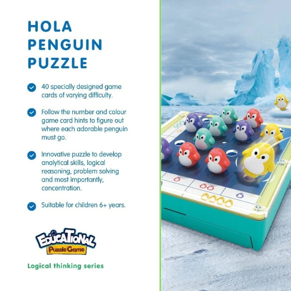 Penguin Puzzle Game Educational Puzzle Game