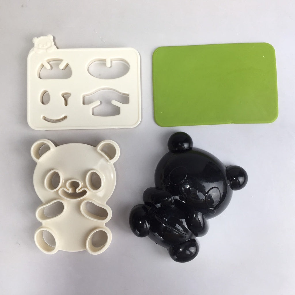 3D Panda Onigiri Rice Ball & Nori Seaweed Press Cutter