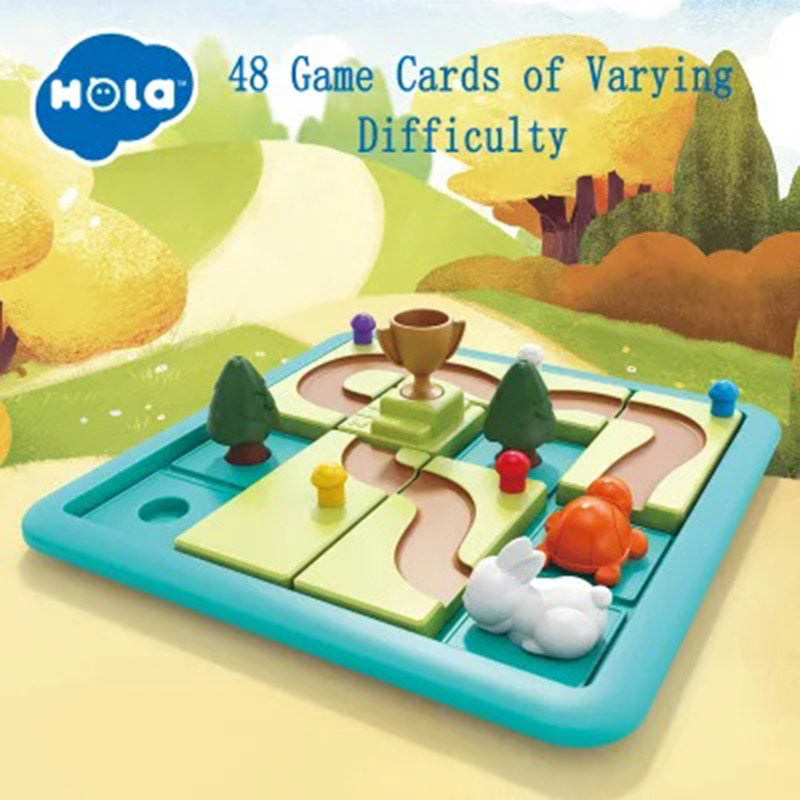 Hare and Tortoise Game Educational Puzzle Game