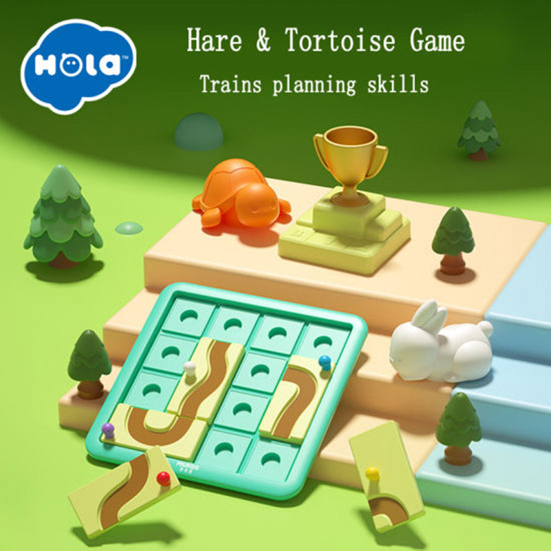 Hare and Tortoise Game Educational Puzzle Game