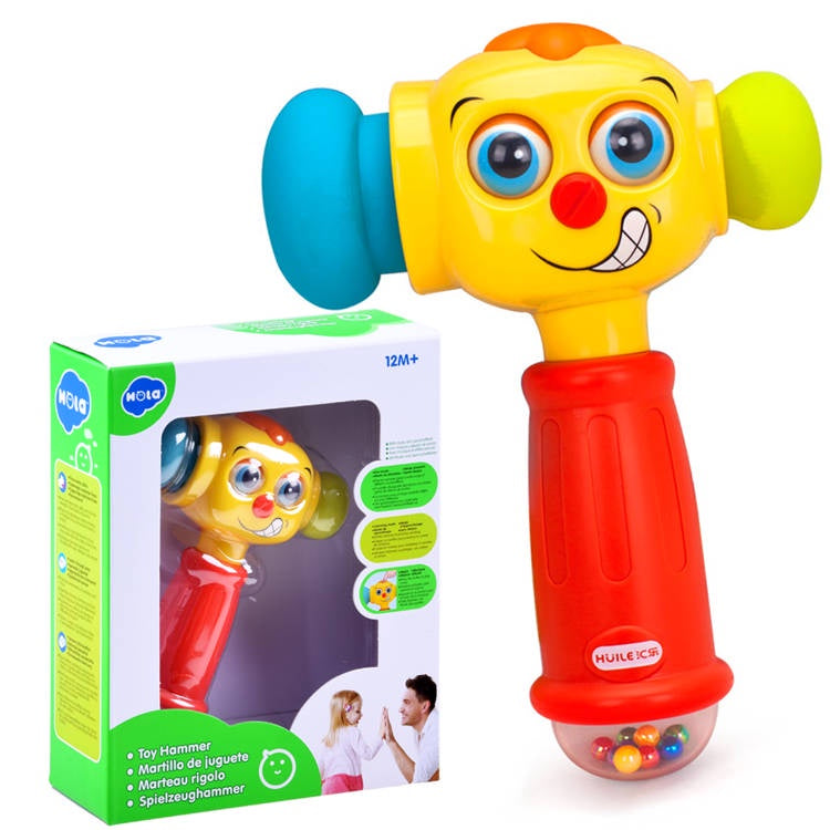 Toy Musical Hammer Rattle, Educational Interactive Musical Toy