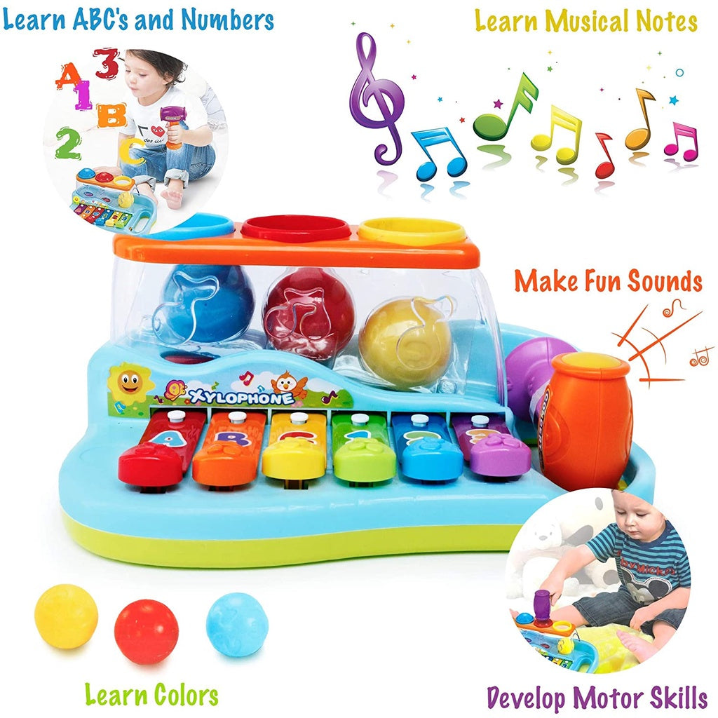 Pop 'N Play Music Center, Educational Interactive Musical Toy