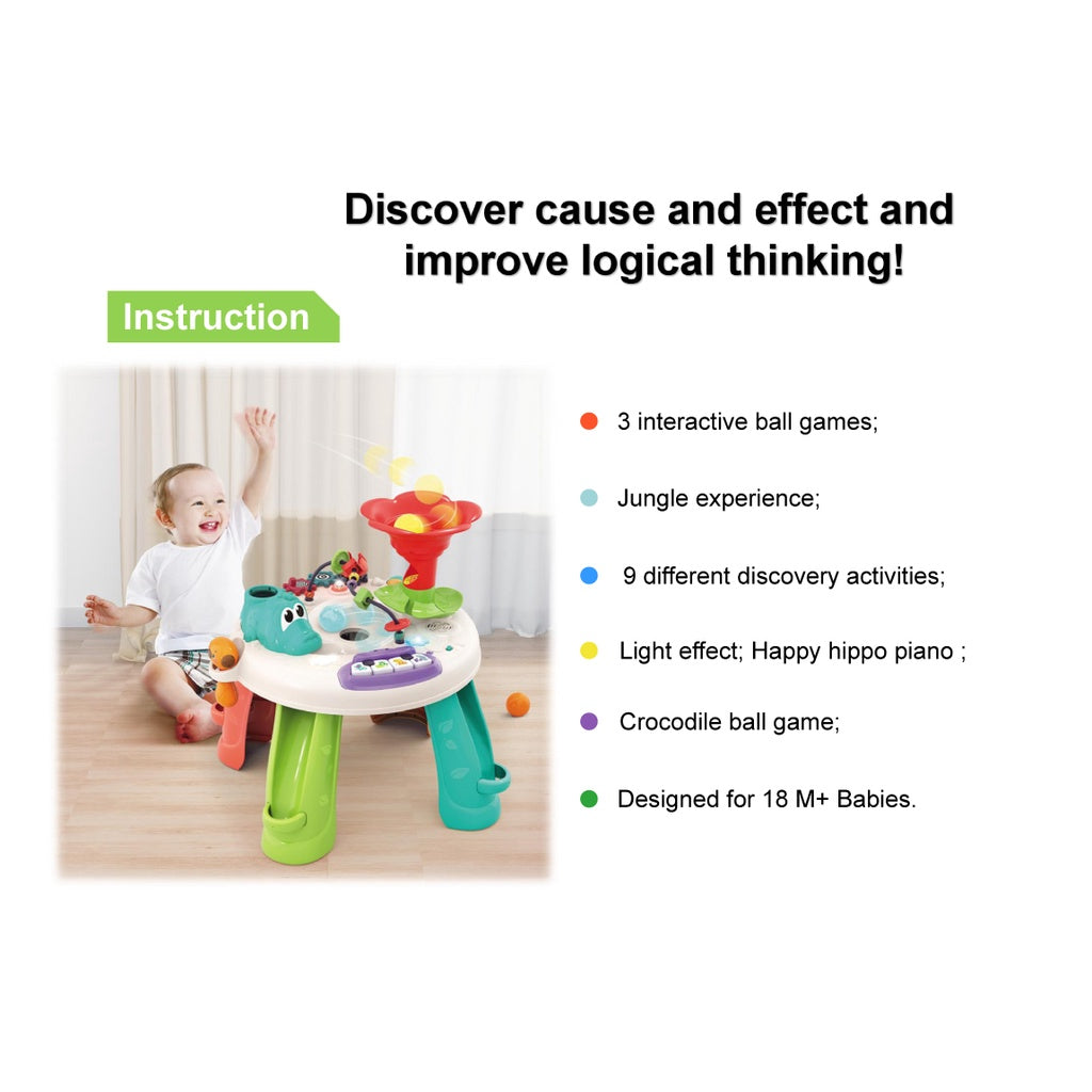 Learn & Discover Table, Educational Interactive Musical Toy