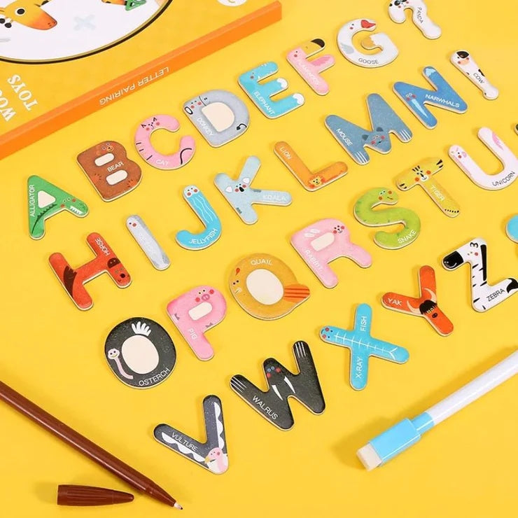 Magnetic English Alphabet Board Book