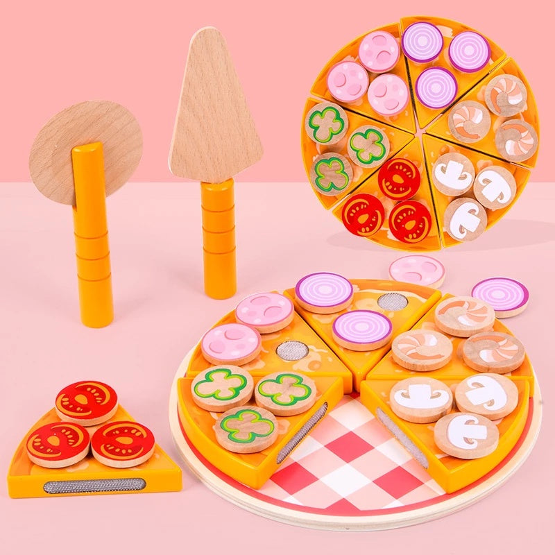 Wooden Pizza Toy,