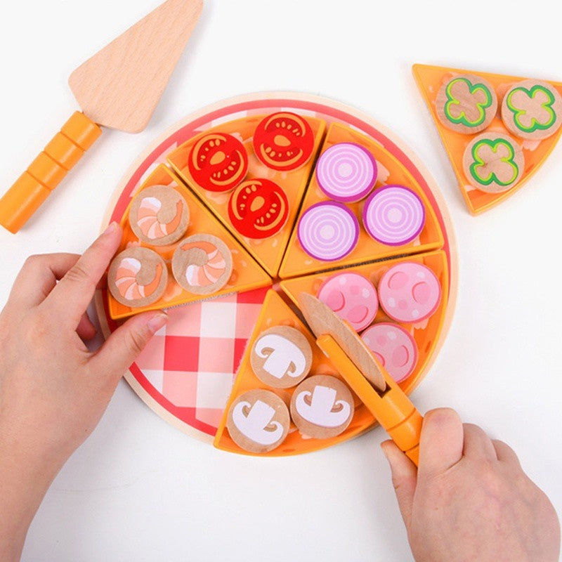 Wooden Pizza Toy,