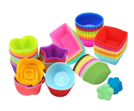 4pcs Silicone Reusable Bento Box Liners