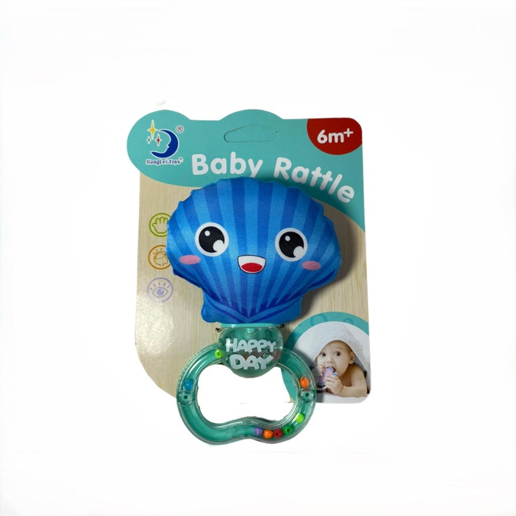 Soft Cloth Baby Rattle and Teether