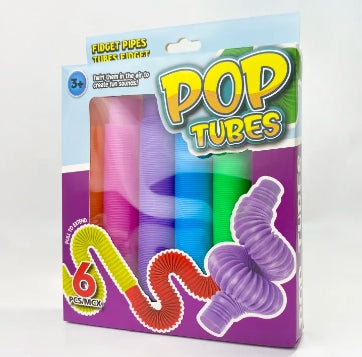 Colorful Pop Tubes Fidget Pipes