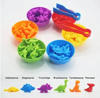 Dinosaur Counting and Color Classification Toy