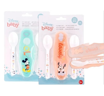Disney Baby Stor 2pcs Travel Spoon with Storage Case