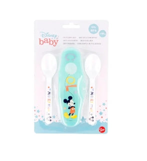 Disney Baby Stor 2pcs Travel Spoon with Storage Case