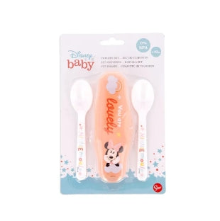 Disney Baby Stor 2pcs Travel Spoon with Storage Case