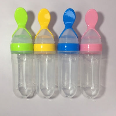 Basic EZ Silicone Squeeze Food Spoon Feeder