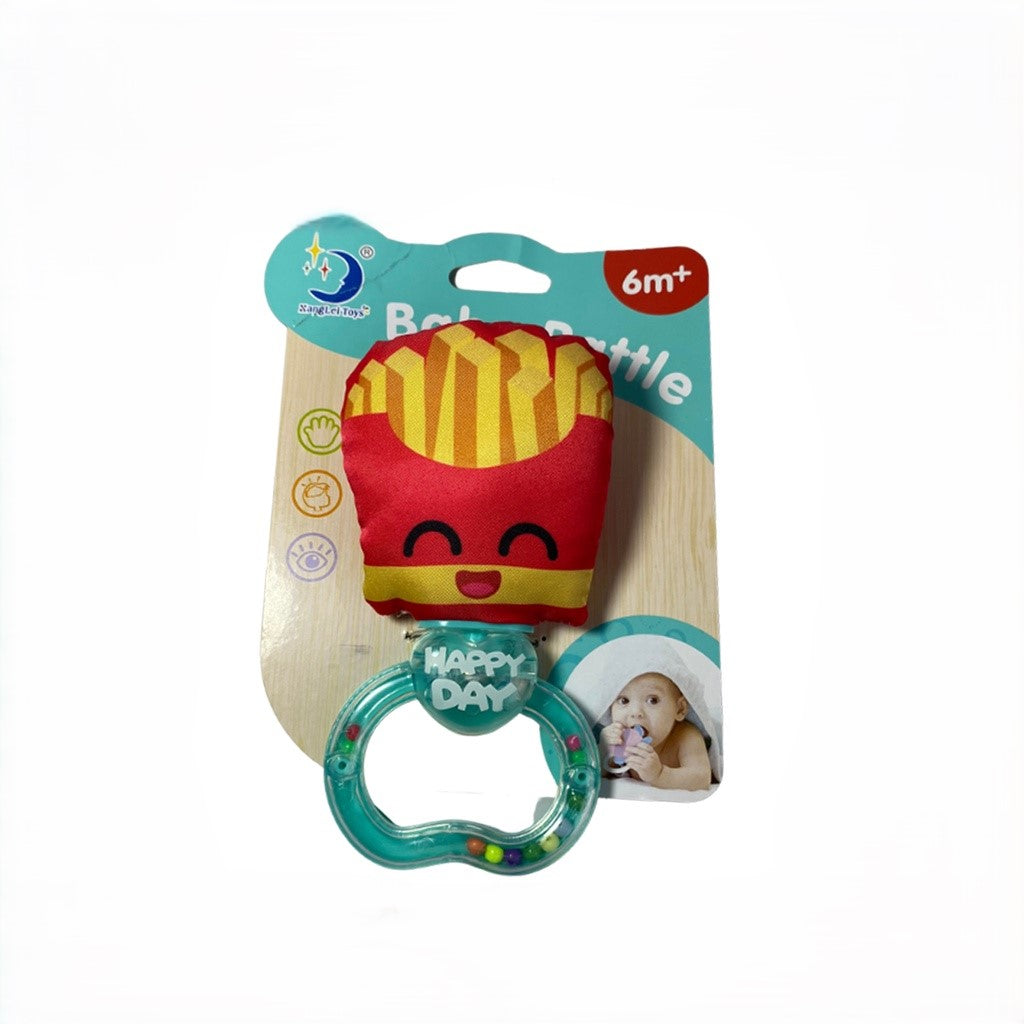 Soft Cloth Baby Rattle and Teether