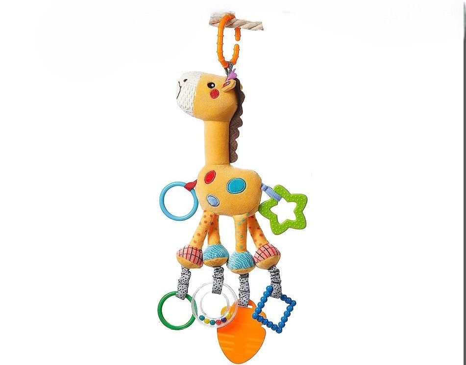 Hanging Soft Fabric Rattle Sensory Toy