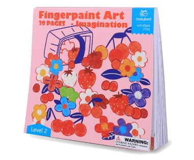 Tookyland Finger Paint Art Coloring Book, Arts & Craft Toy for Toddlers, 36Mos+