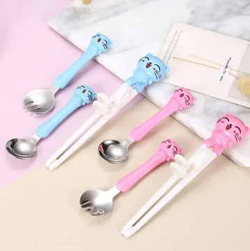 Kitty Toddler Stainless Steel Spoon