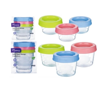 Momeasy 3pc Baby Food Storage Containers