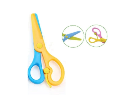 Child Training Plastic Safety Scissors for Toddlers, Kids, Children, Students