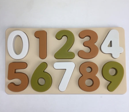 Silicone Numbers Puzzle Board