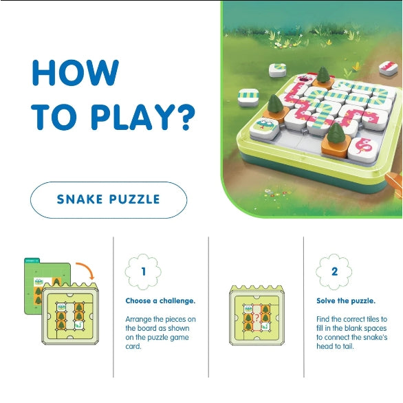 Snake Puzzle Game, Educational Puzzle Game