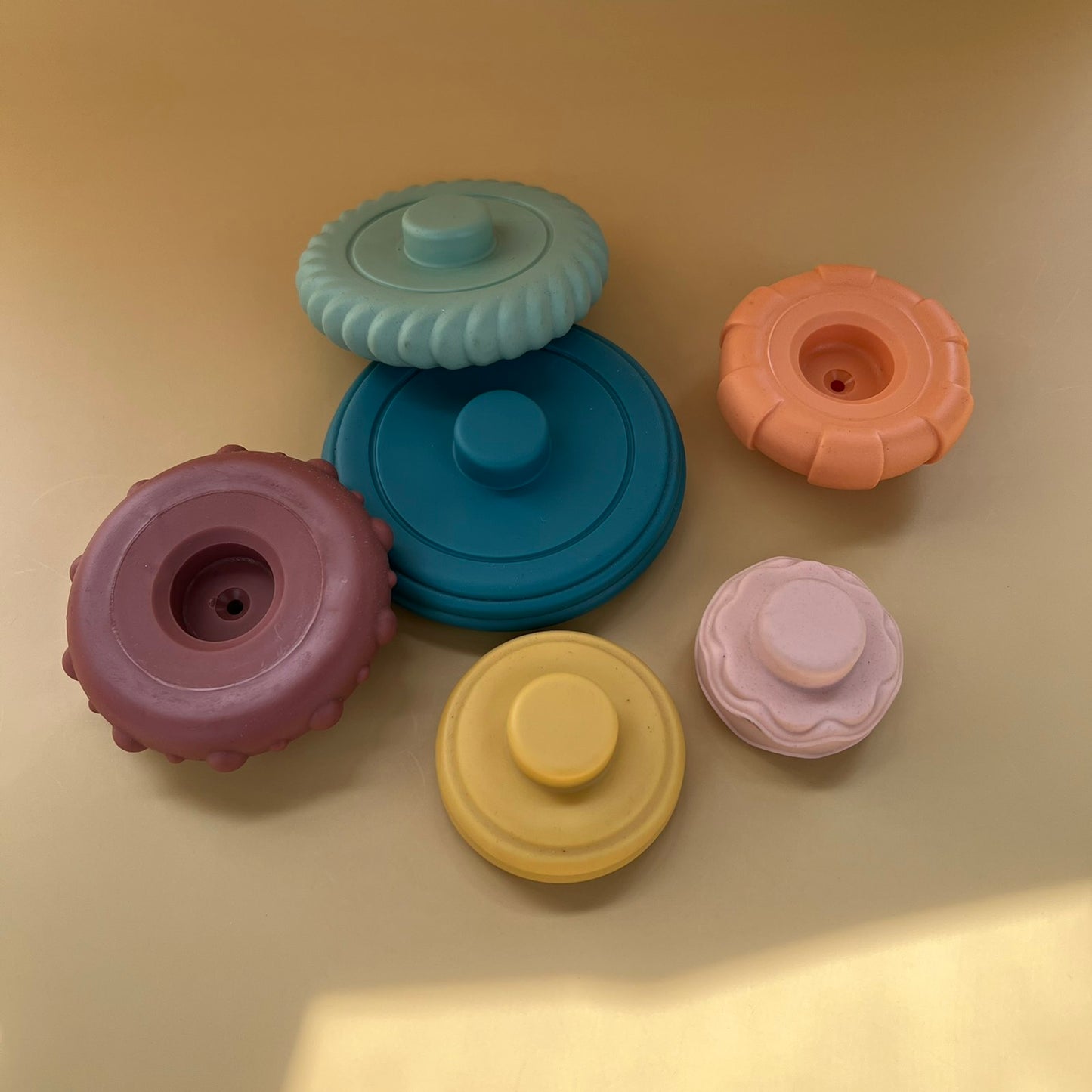 Texture Rings Stacking Toy