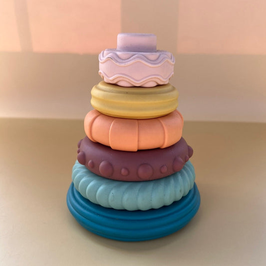Texture Rings Stacking Toy