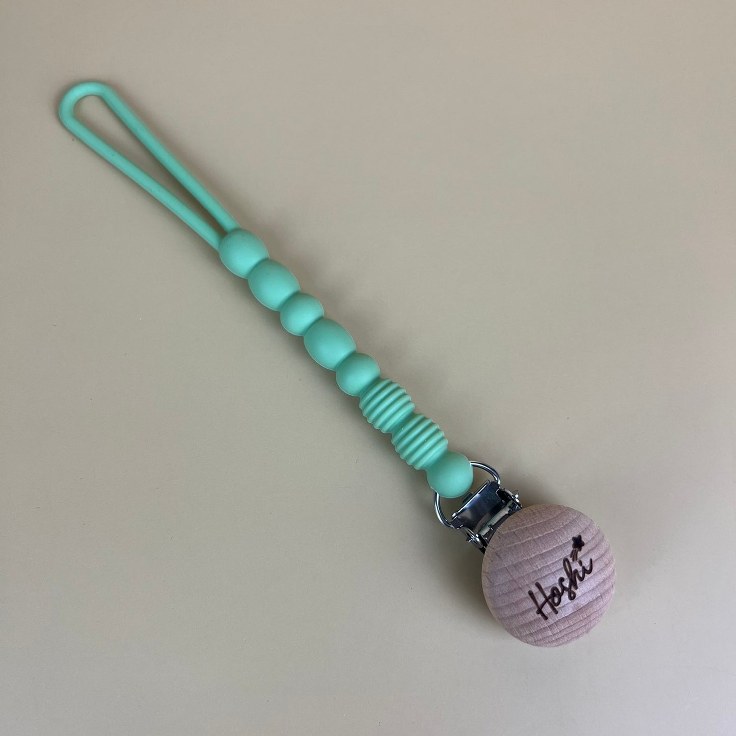 Silicone String Teether Pacifier Holder Clip