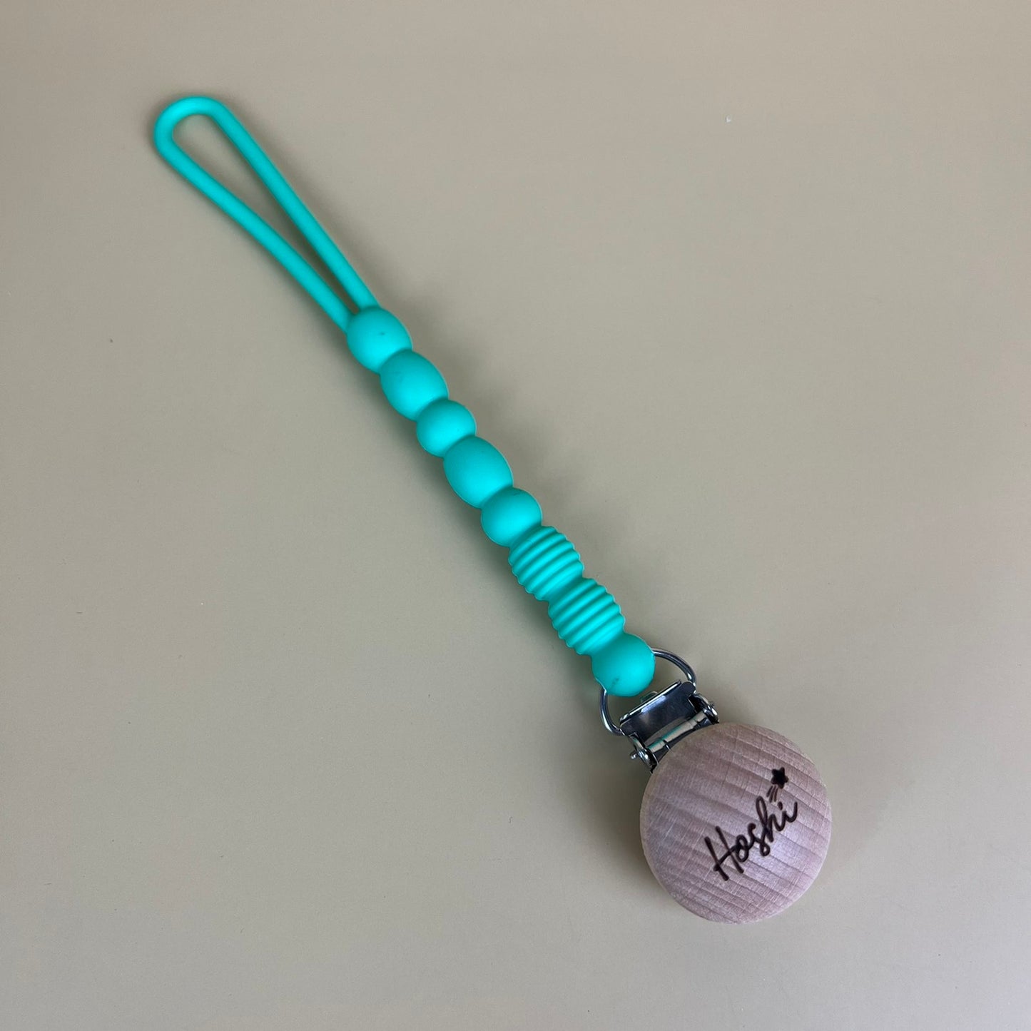 Silicone String Teether Pacifier Holder Clip