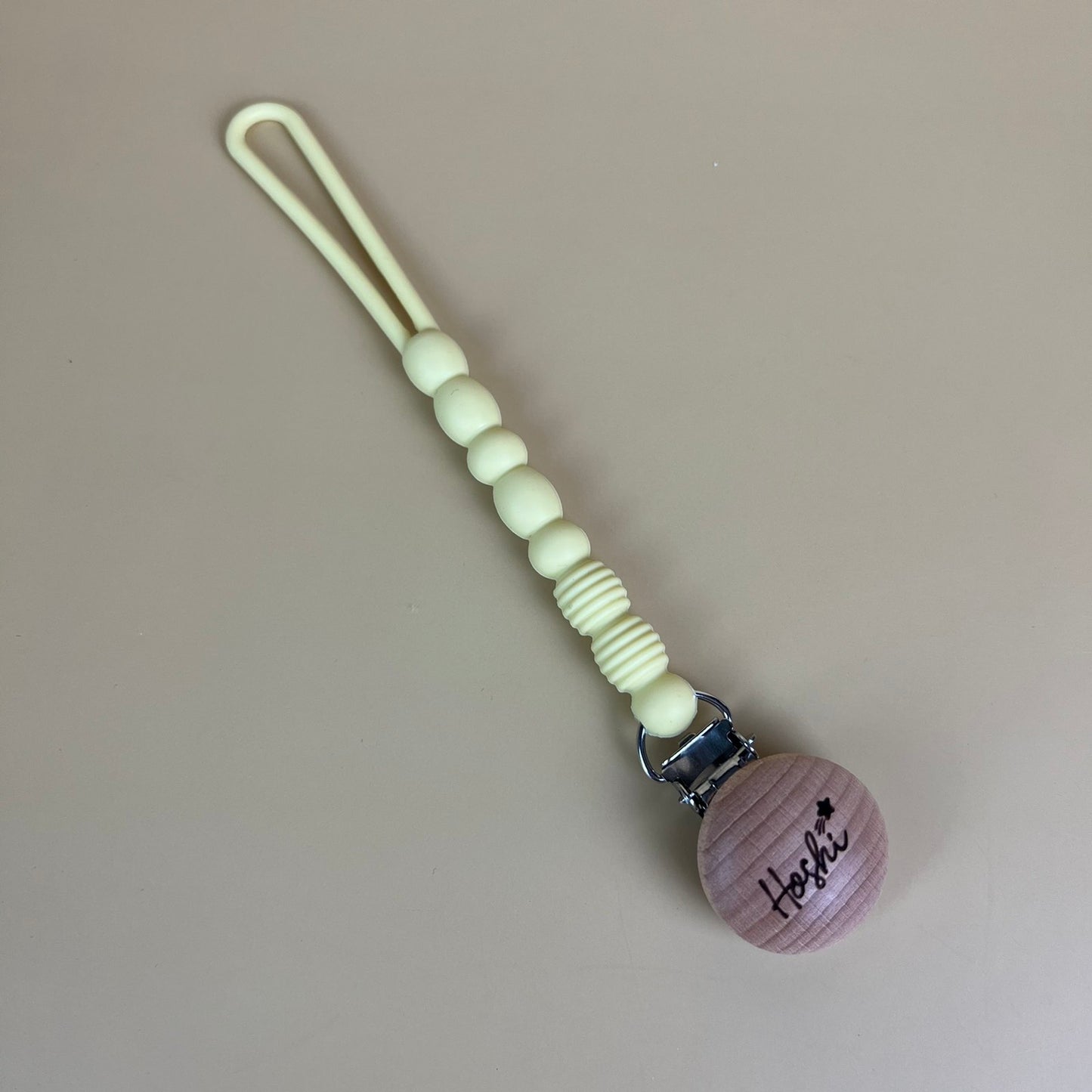 Silicone String Teether Pacifier Holder Clip