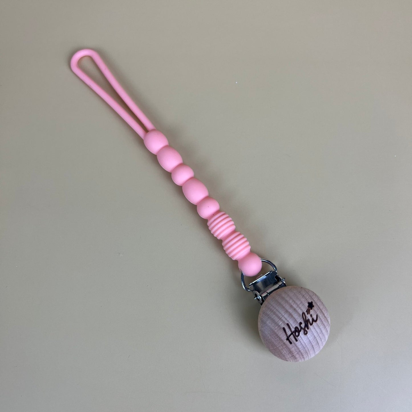 Silicone String Teether Pacifier Holder Clip