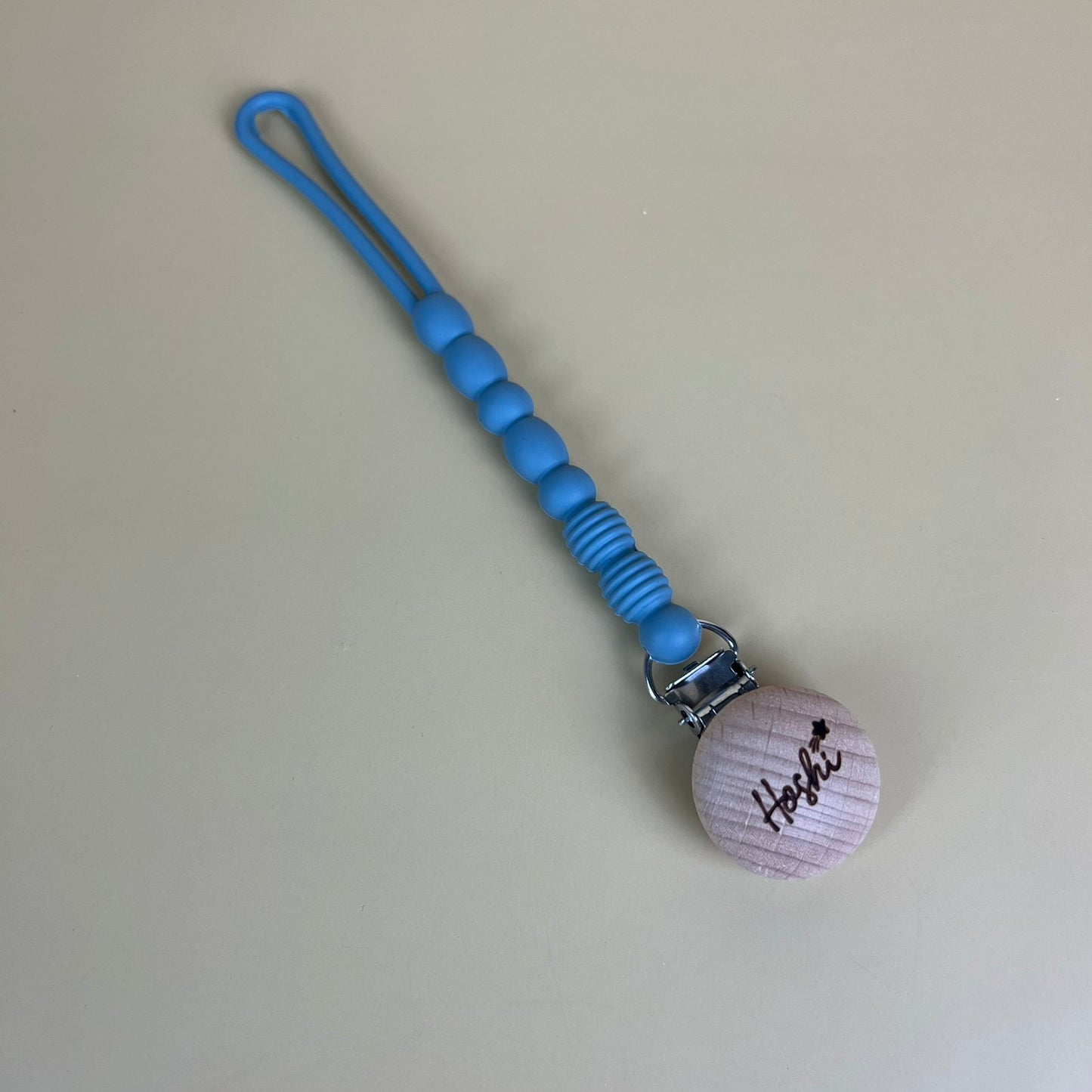 Silicone String Teether Pacifier Holder Clip