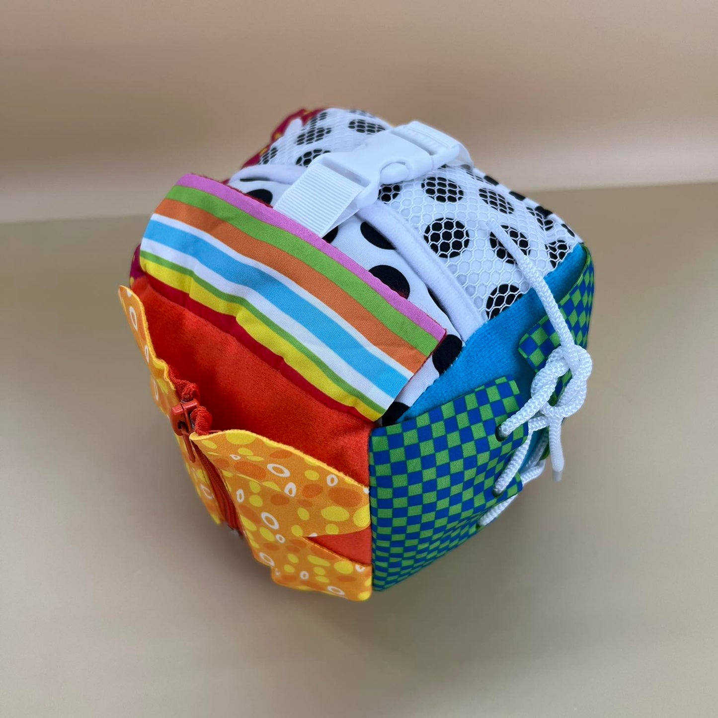 Soft Fabric Sensory Activity Cube