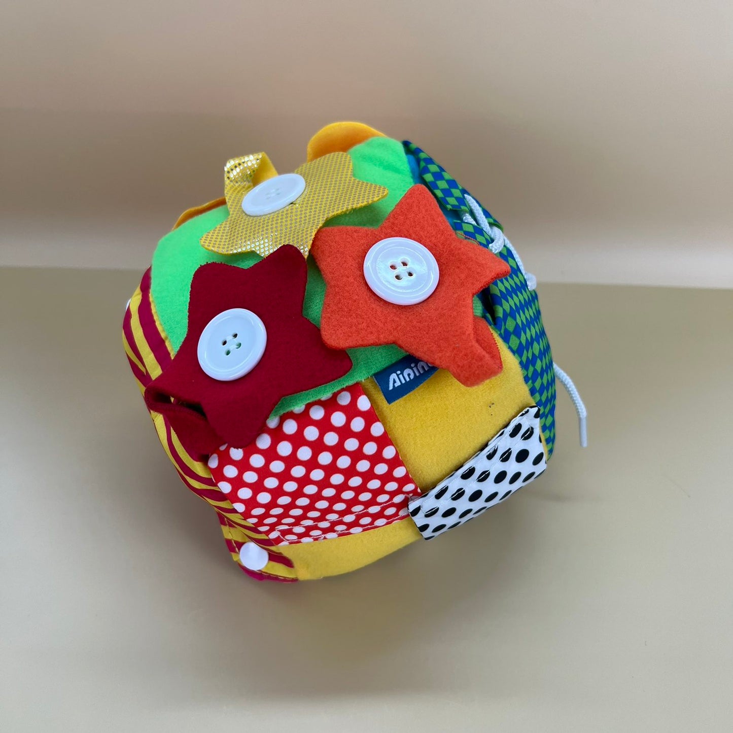 Soft Fabric Sensory Activity Cube