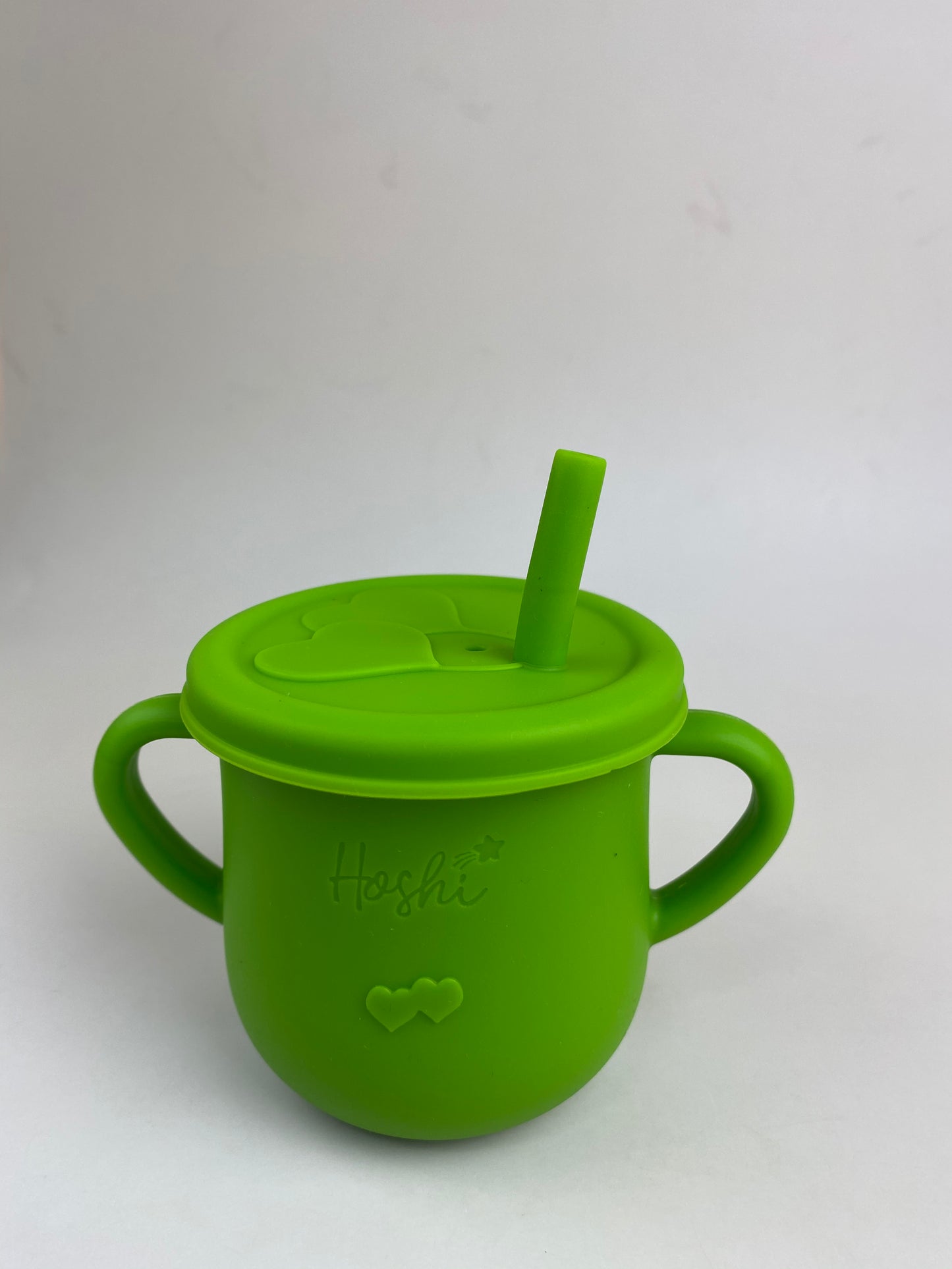 Poppy Mini Silicone Sippy Straw Cup with Handle