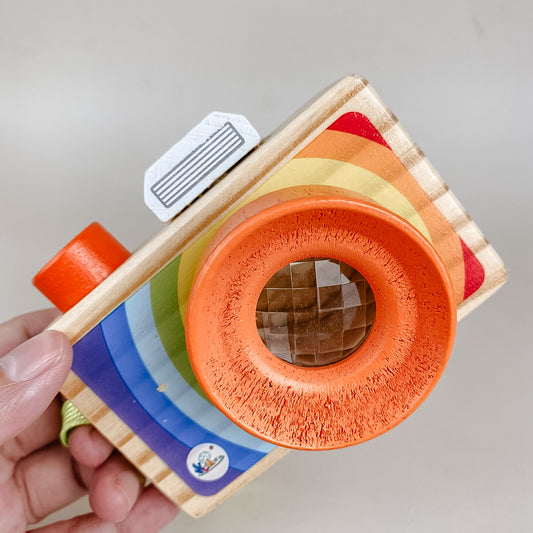 Wooden Camera with Kaleidoscope Lens