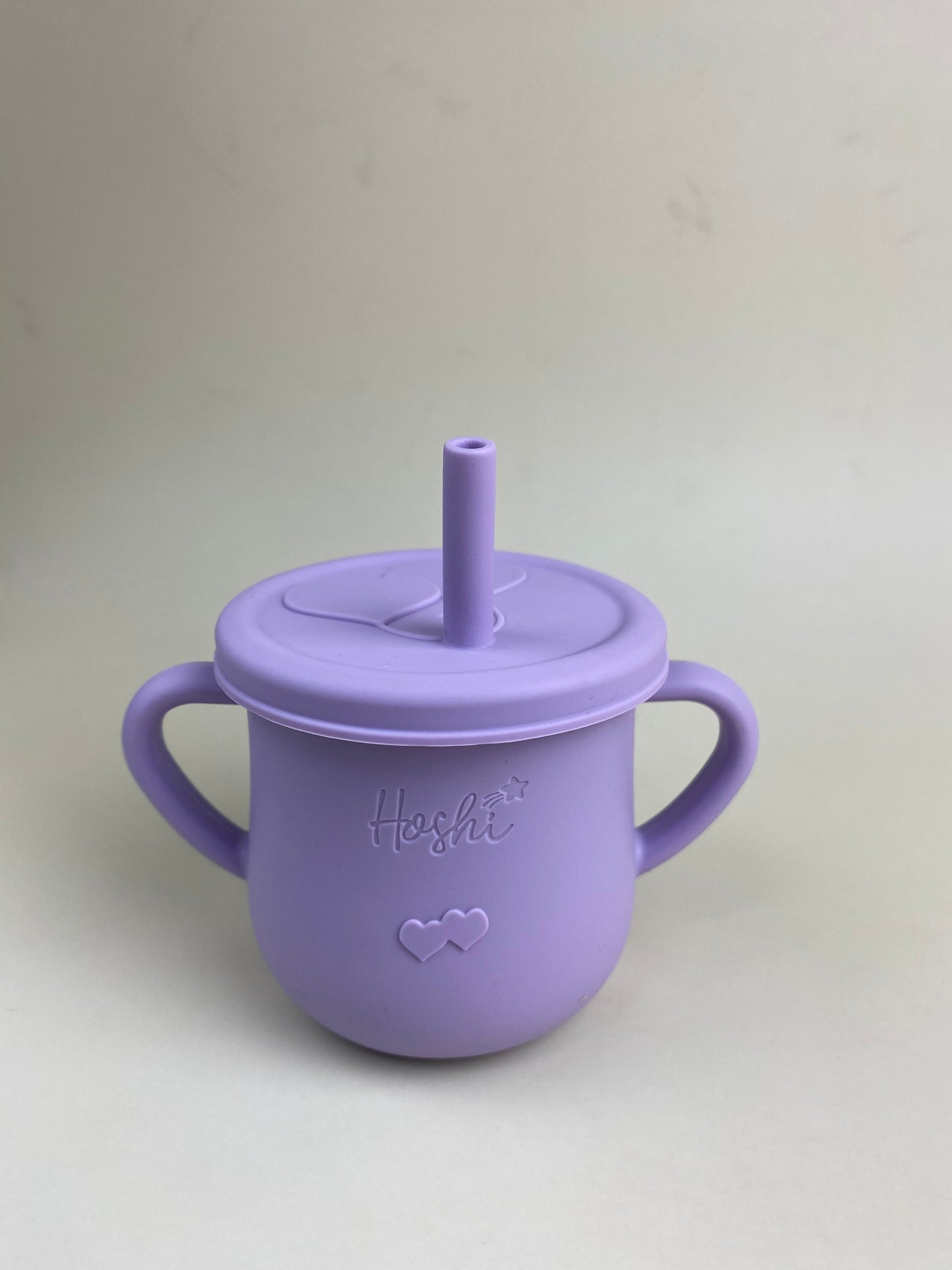 Poppy Mini Silicone Sippy Straw Cup with Handle